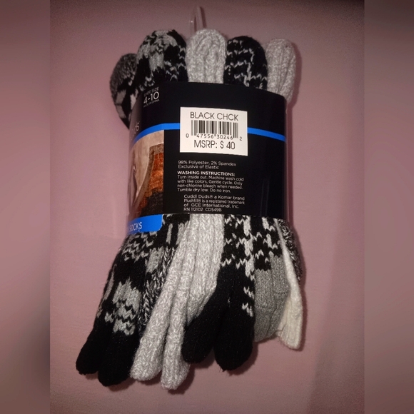 CUDDL DUDS BOOT CREW SOCKS- NWT - Picture 4 of 6